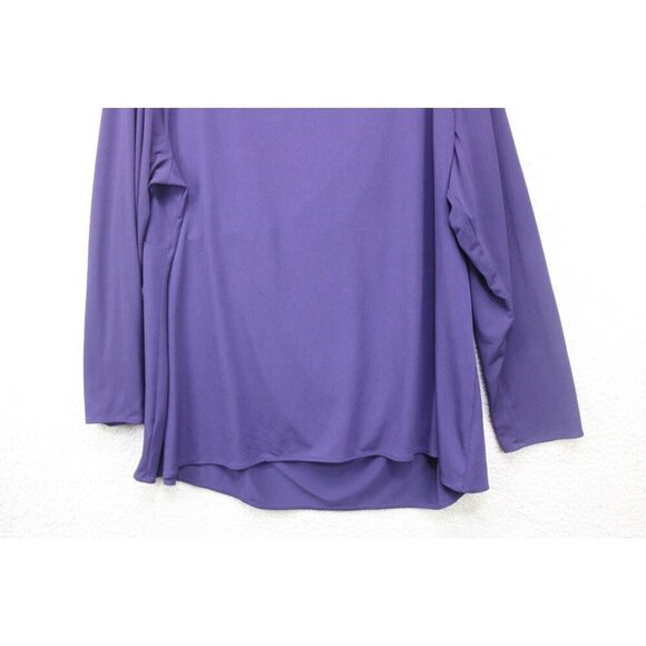 Lane Bryant Long Sleeve Silky Tunic-Size 26/28-Office - Picture 9 of 9